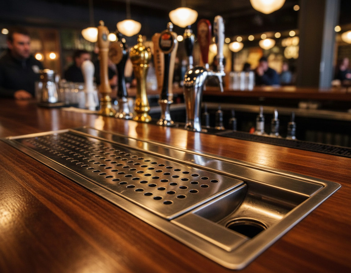Countertop Drip Tray With Drain